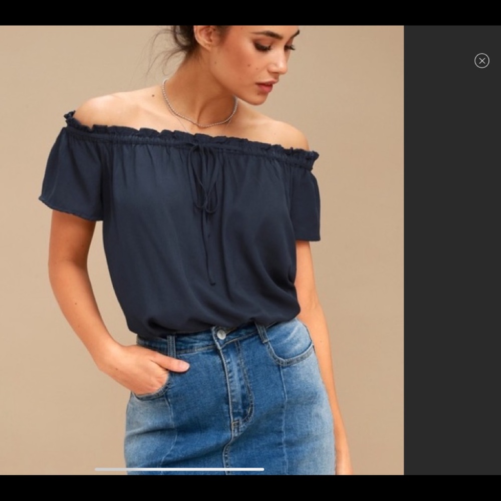 Juicy Couture off the shoulder top blouse